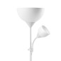 Golvlampa URLAR, 175 cm, max 25W E27, max 25W E14, vit