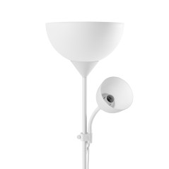 Golvlampa URLAR, 175 cm, max 25W E27, max 25W E14, vit | HandlaSmidigt.se