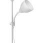 Golvlampa URLAR, 175 cm, max 25W E27, max 25W E14, vit