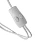 Golvlampa URLAR, 175 cm, max 25W E27, max 25W E14, vit