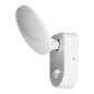 RIOLIT LED 15W, trädgårdslampa med rörelsesensor, 1100lm, IP65, 4000K, vit