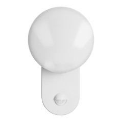 RIOLIT LED 15W, trädgårdslampa med rörelsesensor, 1100lm, IP65, 4000K, vit | HandlaSmidigt.se