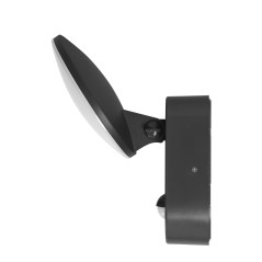 RIOLIT LED 15W, trädgårdsarmatur med rörelsesensor, 1100lm, IP65, 4000K, svart | HandlaSmidigt.se