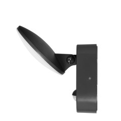 RIOLIT LED 15W, trädgårdsarmatur med rörelsesensor, 1100lm, IP65, 4000K, svart | HandlaSmidigt.se