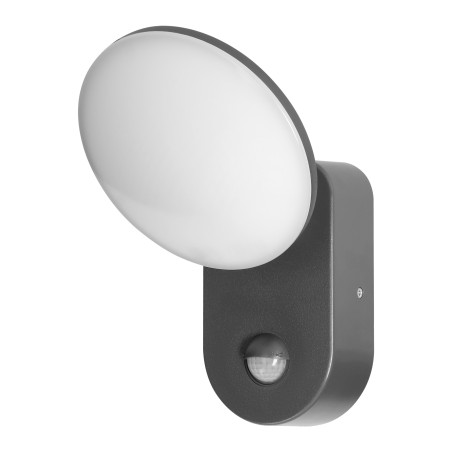 RIOLIT LED 15W, trädgårdslampa med rörelsesensor, 1100lm, IP65, 4000K, grå | HandlaSmidigt.se