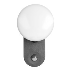 RIOLIT LED 15W, trädgårdslampa med rörelsesensor, 1100lm, IP65, 4000K, grå | HandlaSmidigt.se