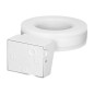 HOWLIT LED 20W, trädgårdsarmatur med rörelsesensor, 1800lm, IP65, 4000K, vit