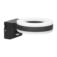 HOWLIT LED 20W, trädgårdslampa med rörelsesensor, 1800lm, IP65, 4000K, svart | HandlaSmidigt.se
