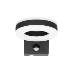 HOWLIT LED 20W, trädgårdslampa med rörelsesensor, 1800lm, IP65, 4000K, svart | HandlaSmidigt.se
