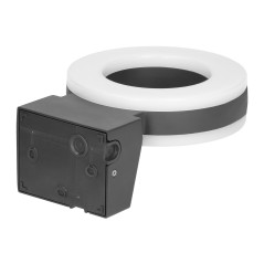 HOWLIT LED 20W, trädgårdsarmatur med rörelsesensor, 1800lm, IP65, 4000K, grå | HandlaSmidigt.se
