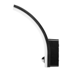 FRENIT LED 20W, trädgårdsarmatur med rörelsesensor, 1800lm, IP65, 4000K, dimningsfunktion, svart | HandlaSmidigt.se