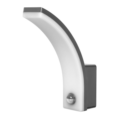 FRENIT LED 20W, trädgårdsarmatur med rörelsesensor, 1800lm, IP65, 4000K, dimningsfunktion, grå