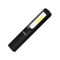 Arbetslampa LED 3W 200lm + 3W 150lm, 1200mAh, 3 lägen: 100%, 50%, främre diod, magnet, upphängningsanordning | HandlaSmidigt.se