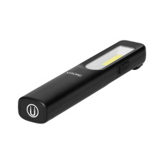 Arbetslampa LED 3W 200lm + 3W 150lm, 1200mAh, 3 lägen: 100%, 50%, främre diod, magnet, upphängningsanordning | HandlaSmidigt.se