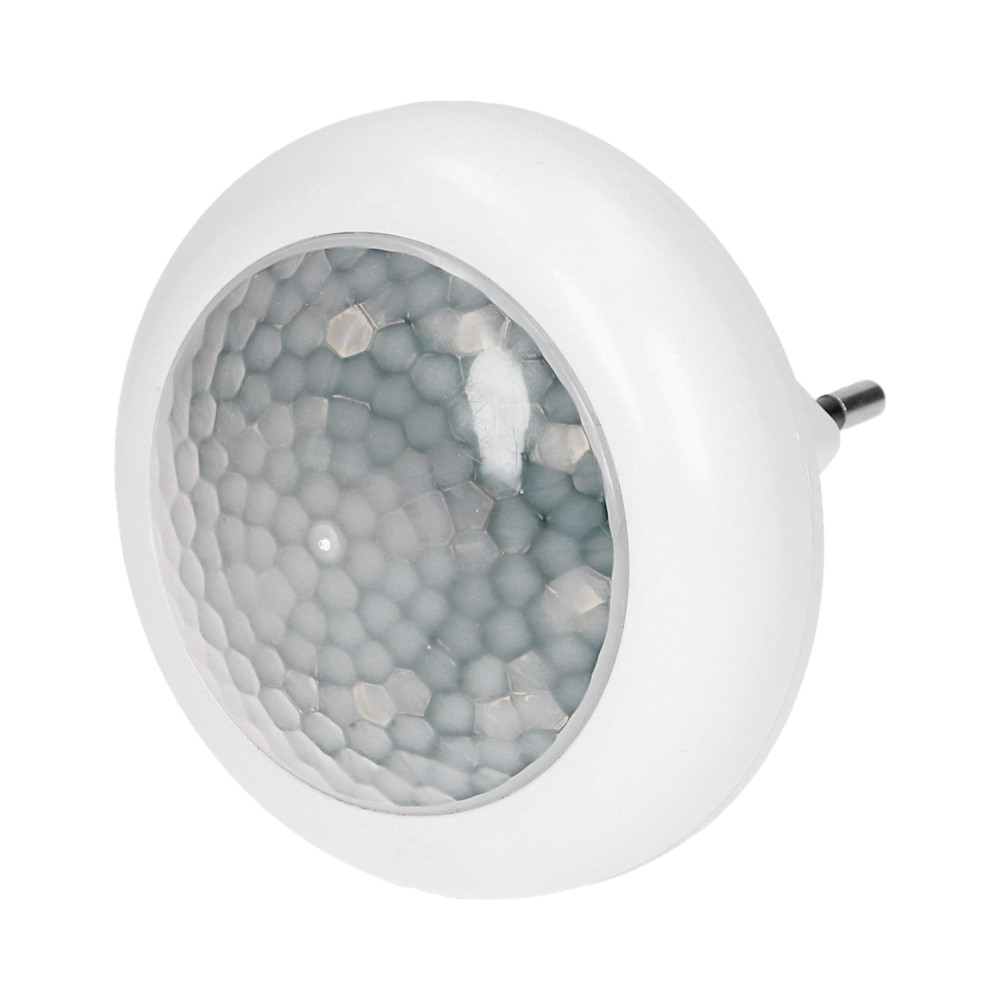 Nattlampa med rörelse- och skymningssensor, 120°, 8xLED, 40lm, 6500K. Nattlampa med rörelse- och skymningssensor, 120°, 8xLED, 40lm, 6500K.