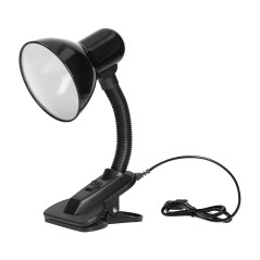LATSA, skrivbordslampa med klämma, 40W, E27, stål + plast, svart | HandlaSmidigt.se