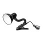 LATSA, skrivbordslampa med klämma, 40W, E27, stål + plast, svart