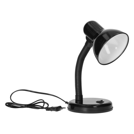 FUPI, skrivbordslampa, 40W, E27, stål + plast, svart