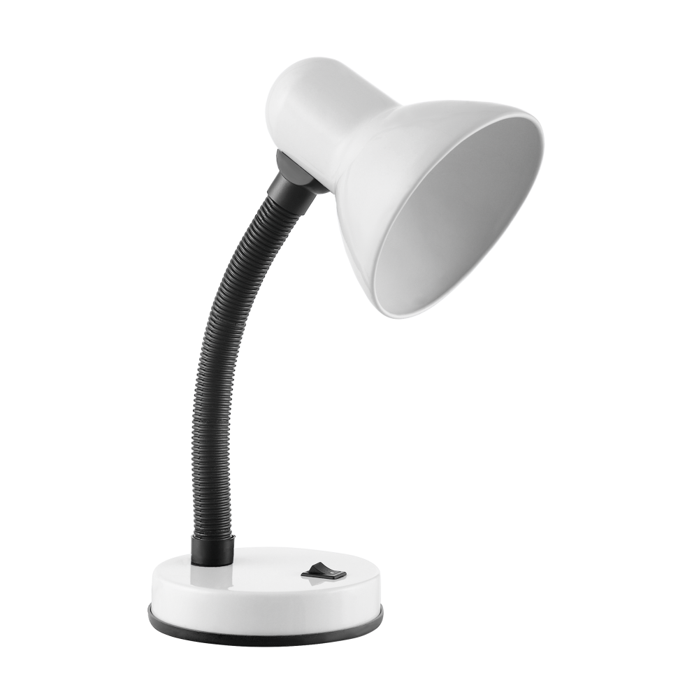 FUPI, lampa biurkowa, 40W, E27, stal + tworzywo, biała FUPI, lampa biurkowa, 40W, E27, stal + tworzywo, biała
