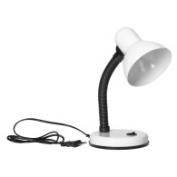 FUPI, skrivbordslampa, 40W, E27, stål + plast, vit