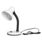FUPI, skrivbordslampa, 40W, E27, stål + plast, vit