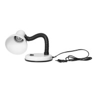 FUPI, skrivbordslampa, 40W, E27, stål + plast, vit