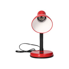 FUPI, skrivbordslampa, 40W, E27, stål + plast, röd | HandlaSmidigt.se
