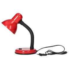 FUPI, skrivbordslampa, 40W, E27, stål + plast, röd | HandlaSmidigt.se