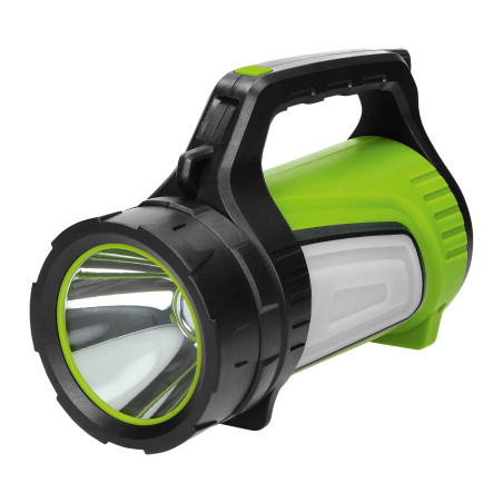 Ficklampa med LED 10W, 1000lm, 4000mAh, powerbank, batteriindikator