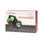 Ficklampa med LED 10W, 1000lm, 4000mAh, powerbank, batteriindikator