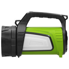 Ficklampa med LED 10W, 1000lm, 4000mAh, powerbank, batteriindikator | HandlaSmidigt.se