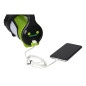 Ficklampa med LED 10W, 1000lm, 4000mAh, powerbank, batteriindikator