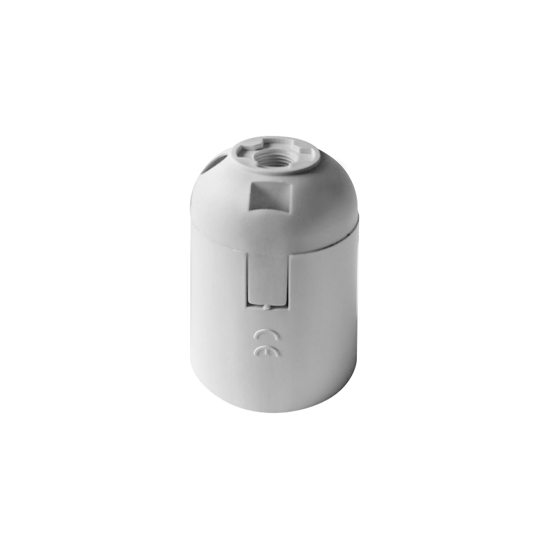 Termoplastisk lampsockel E27, vit, set med 40 stycken.