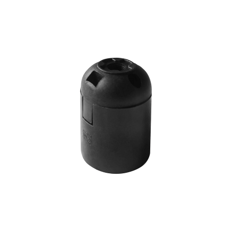 Termoplastisk lamphållare E27, svart, set med 40 stycken. | HandlaSmidigt.se