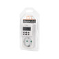 Elektronisk tidsprogrammerare, MINI, 1800W, 8A, 10 program, Schuko-version
