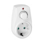 Dimmer med extra nätuttag 2P+Z (Schuko), max 280W