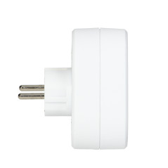 Triangelkontakt 3x2P+Z (Schuko), vit | HandlaSmidigt.se