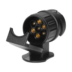 Adapter för släpvagnskontakt 13/7-pin, plast, 12/24V | HandlaSmidigt.se