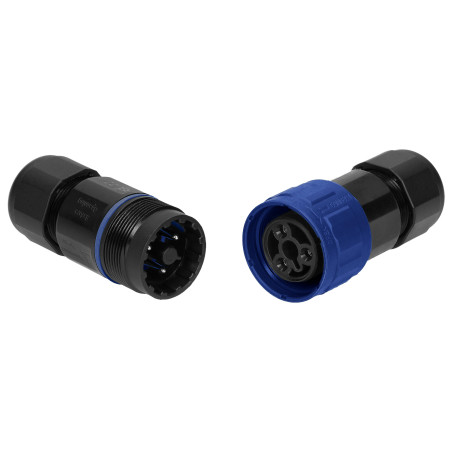 Kabelförgrening, hane-hona-kontakt, 3x4mm2, IP68, 10 stycken