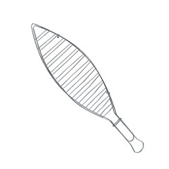 Grillgaller för fisk 41cm Master Grill MG147