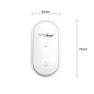 Transmitterknapp GreenBlue, passar till GB210-klockan, batterifri, vit, GB348.