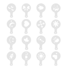 AG514B Kaffeservis mallar 16 delar