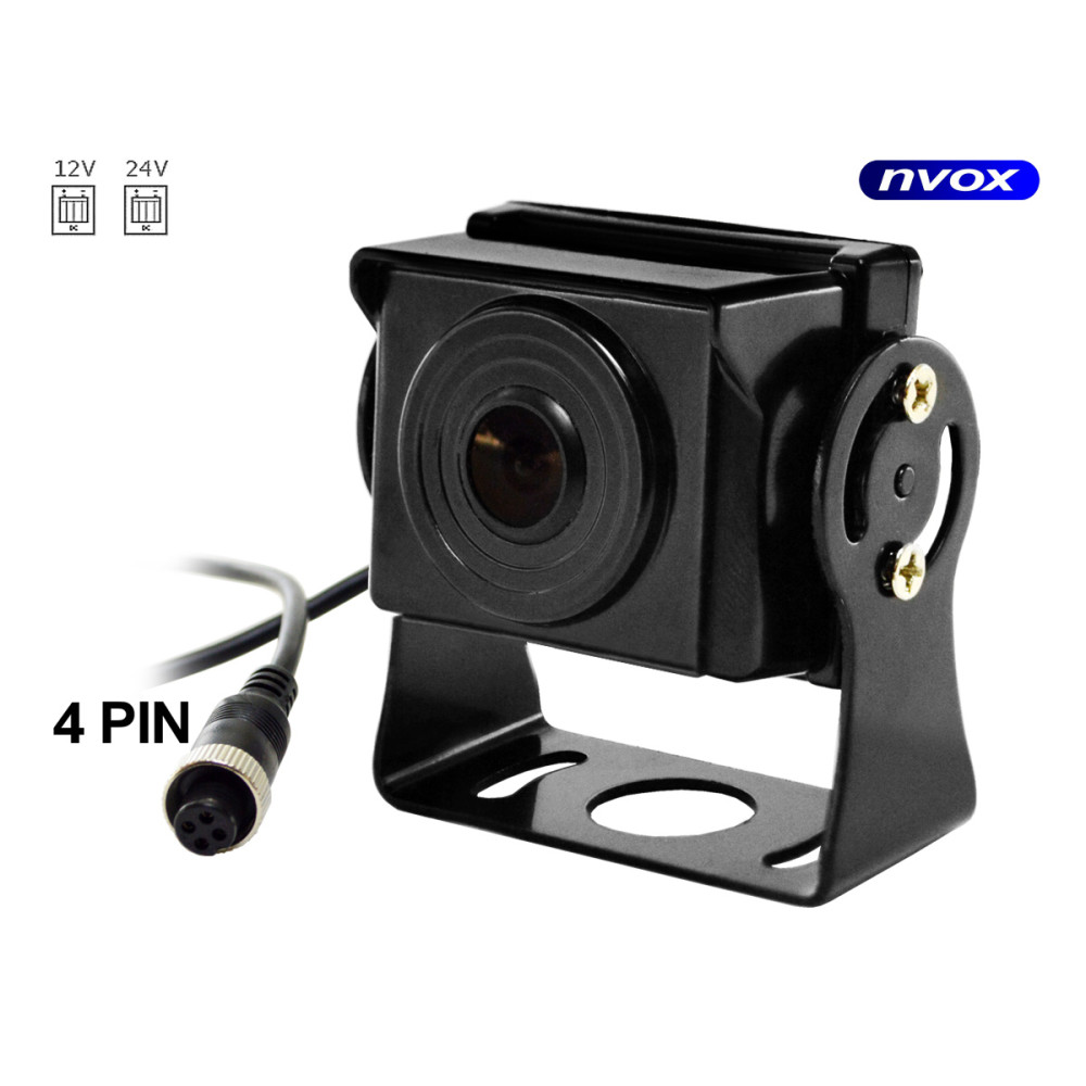 Bilbackskamera AHD FullHD 140 grader 4-pin Quad CMOS Sony 12V 24V