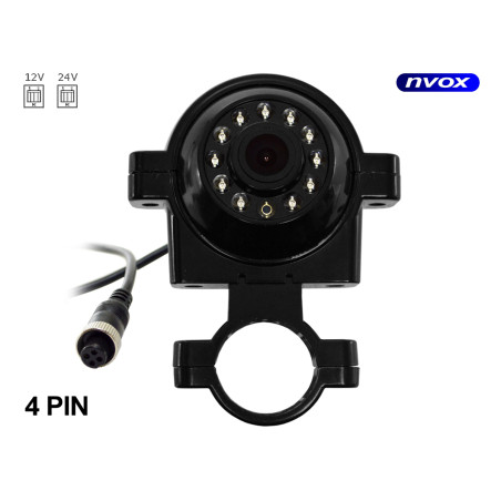 Bilbakaamera för fordon med AHD 4-pin CCD och nattsyn