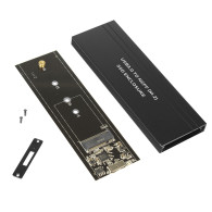 Obudowa dysku Maclean, SSD M.2, NGFF, USB 3.0, rozmiary 2230/2240/2260/2280, aluminiowa obudowa, MCE582