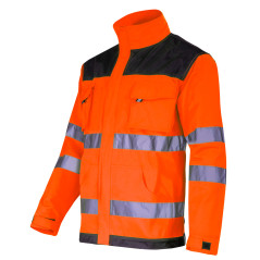 Tröja varningssignal svart-orange, '2xl', ce, Lahti
