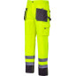 Svarta-gula varningsbyxor, '3xl', ce, Lahti