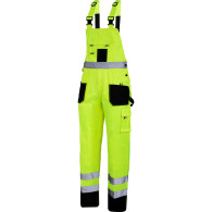 Trädgårdsbyxor varningsgula, svart, '2xl', ce, lahti