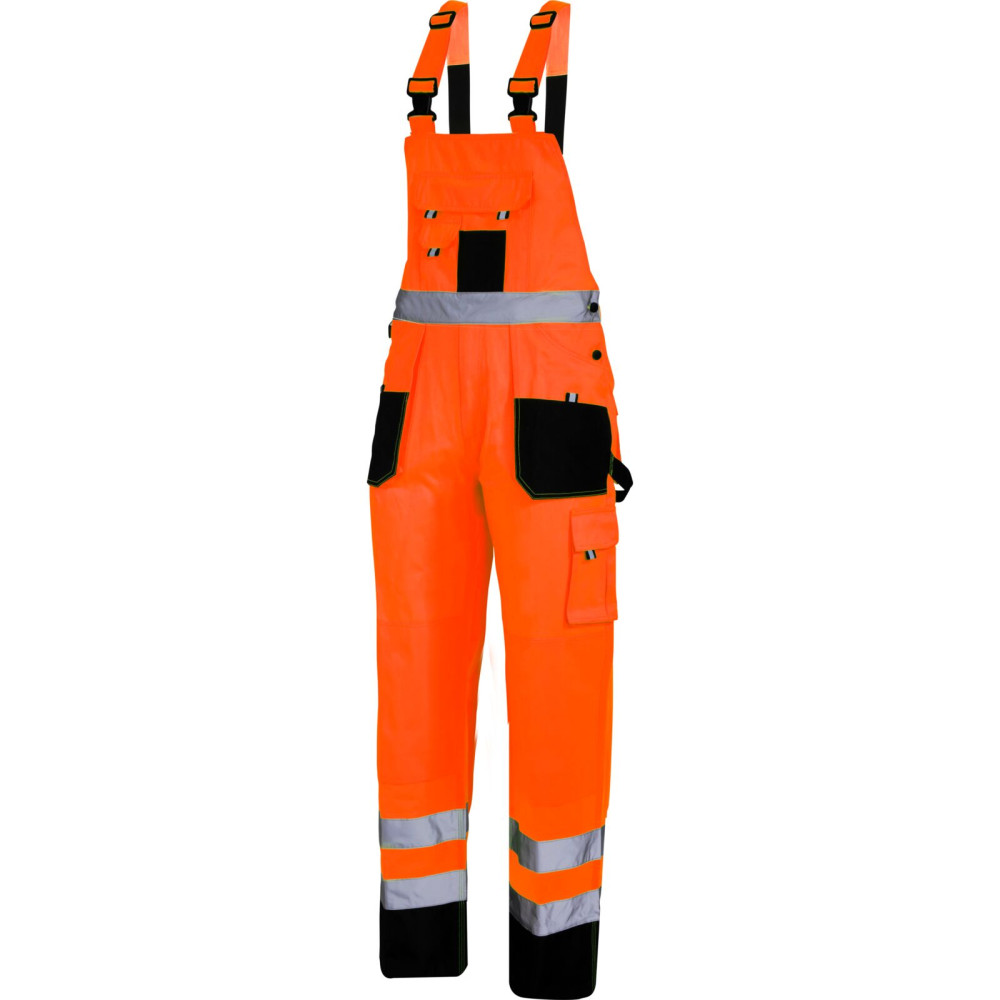 Trädgårdsbyxor varning svart-orange, 'm', ce, lahti