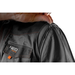 Arbetsblus 2 i 1, 100% bomull, storlek XL